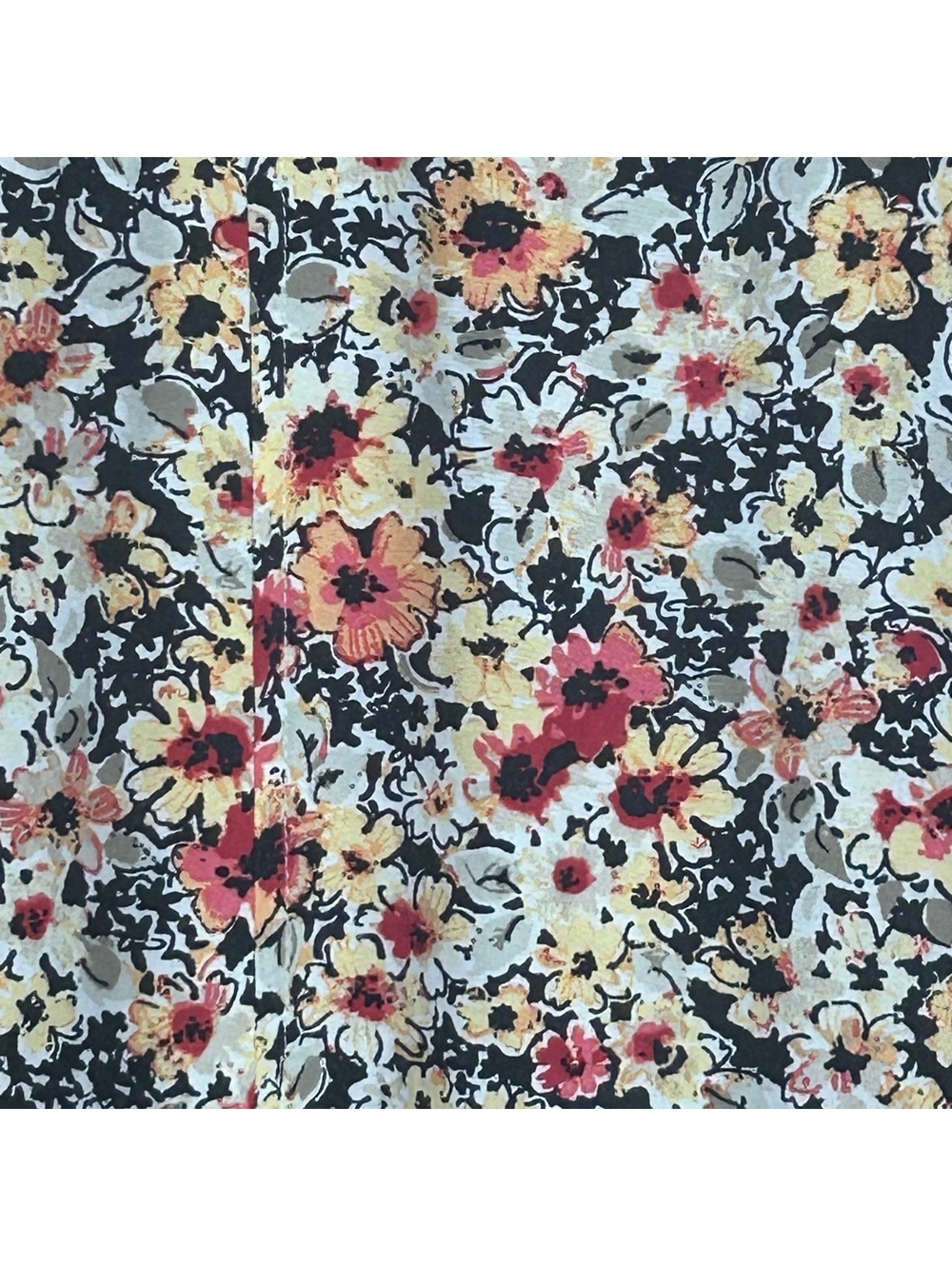 Christopher & Banks Cottagecore Floral Midi Skirt Multi Womens Size 6 Bohochic - Picture 3 of 6